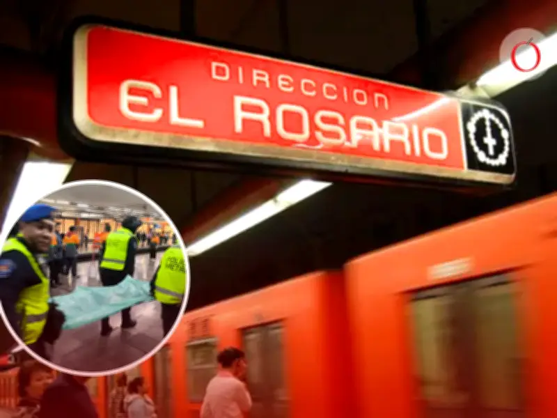 Trabajador de limpieza fallece en estación El Rosario de la Línea 7 del Metro CDMX