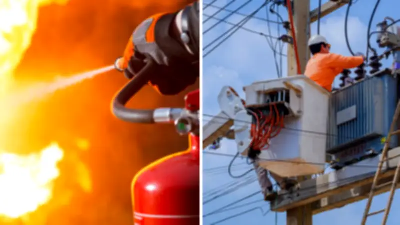 Trabajador queda suspendido en llamas en grúa y cae desde 6 metros en Luisiana