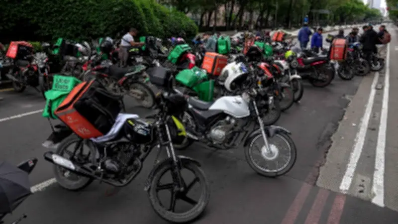 Trabajadores de plataformas digitales lideran movilizaciones masivas en CDMX este 30 de marzo