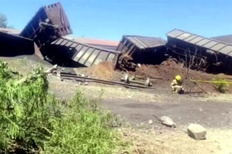 Tren de Carga Vuela en Aguascalientes: Migrante Fallece y Cinco Resultan Heridos