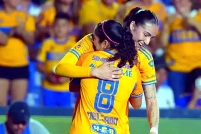 Triplete de Ordóz lidera la goleada del Tigres Femenil en la Liga MX