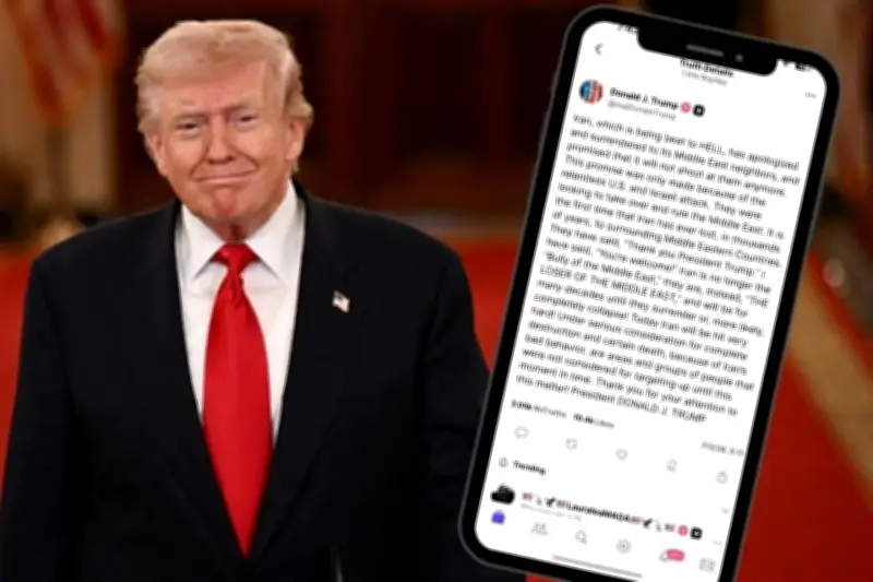 Trump amenaza con destrucción total de zonas en Irán si ataca a Israel