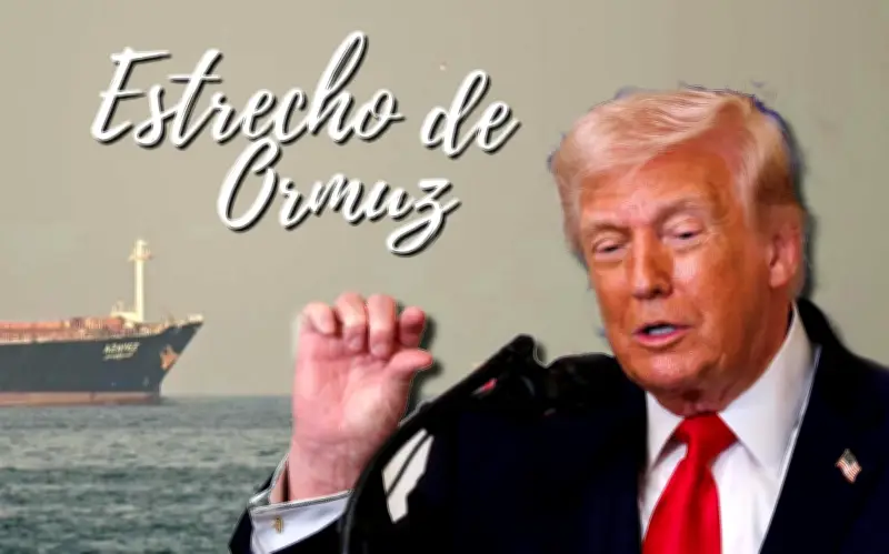 Trump critica falta de apoyo aliado para desbloquear el estratégico estrecho de Ormuz
