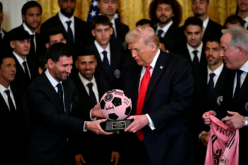 Trump recibe a Messi y al Inter Miami en la Casa Blanca en un homenaje deportivo