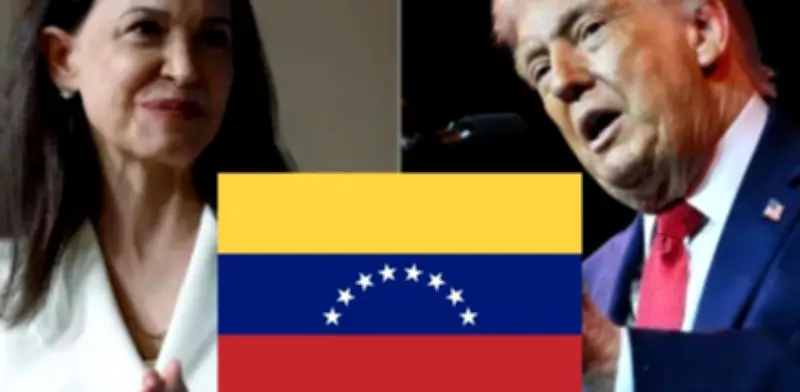 Trump y María Corina Machado analizan transición política de Venezuela en reunión privada