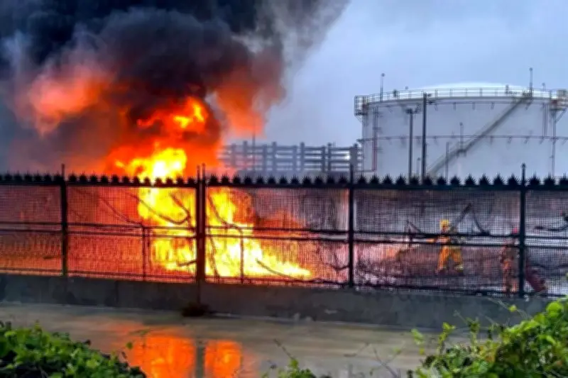 Urgen reubicación de escuelas cercanas a refinería tras incendio en Tula