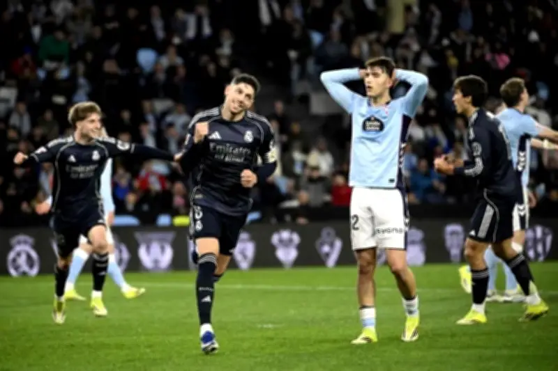 Valverde rescata al Real Madrid con golazo en el último minuto ante el Celta