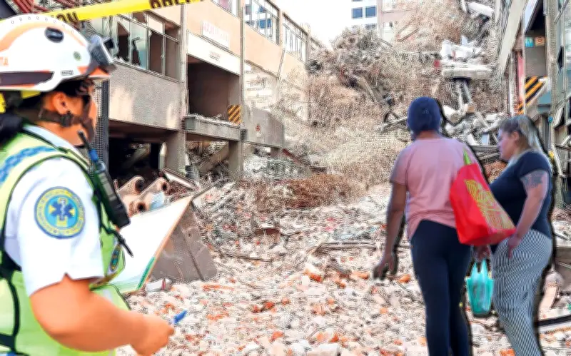 Vecinos de San Antonio Abad relatan el terror del derrumbe en la CDMX