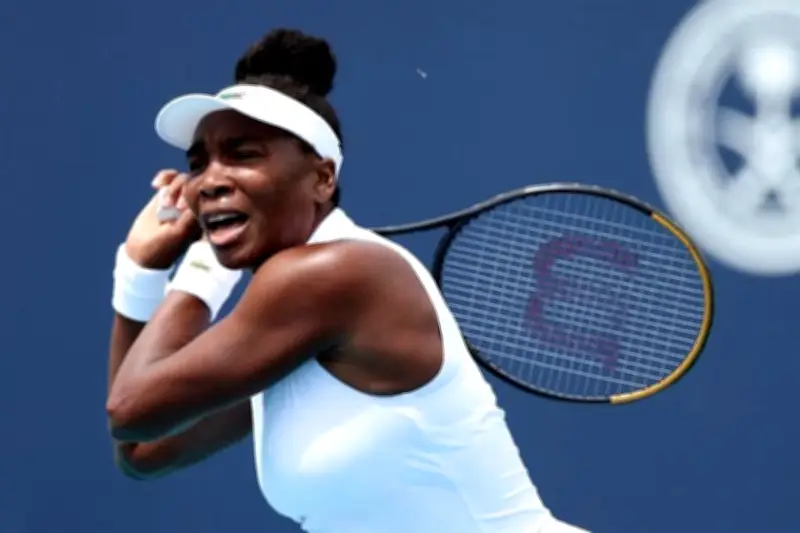 Venus Williams es eliminada en la primera ronda del Masters de Miami