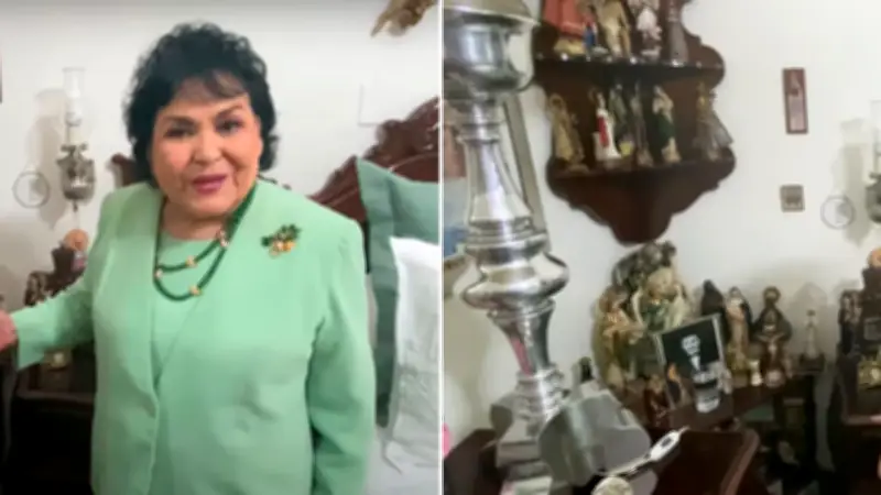 Video del altar de Carmen Salinas revive polémica sobre sus creencias religiosas