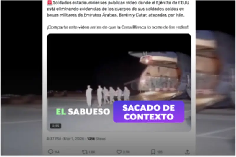 Video viral de soldados estadounidenses es desmentido: corresponde a 2011, no a ataques de Irán en 2026