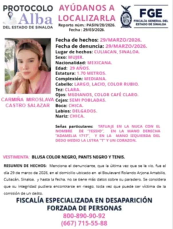 Violento fin de semana en Sinaloa: policías asesinados y creadora de contenido desaparecida