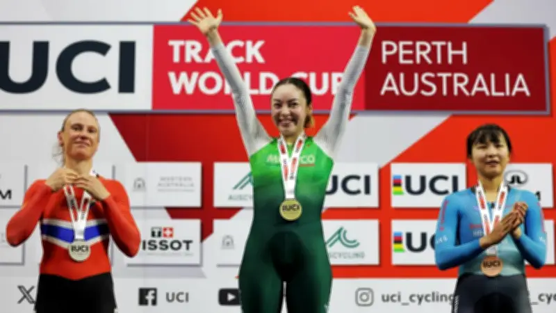Yareli Acevedo conquista oro para México en la Copa del Mundo de Ciclismo de Pista 2026