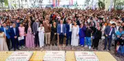 500 parejas sellan su amor en masiva boda colectiva gratuita en Gustavo A. Madero