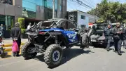 Aseguran Tres Vehículos Razer en Cortejo Fúnebre en México