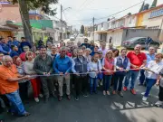 Atizapán de Zaragoza entrega pavimentación integral en Villas de la Hacienda