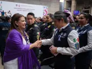 Brugada anuncia apoyos económicos y sistema de cuidados para mujeres policías de la CDMX