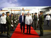 Canciller De la Fuente recibe al presidente alemán Steinmeier en visita oficial a México