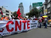 CNTE anuncia protestas masivas en Reforma y marcha al Zócalo este viernes