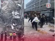 Colapsa edificio en demolición en Metro San Antonio Abad: reportan personas atrapadas