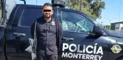 Detienen a hombre que se hacía pasar por policía en Monterrey con vehículo equipado