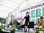 Diputada Rebeca Peralta rinde primer informe con logros para Iztapalapa