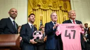 El curioso número 47: Inter Miami regala camiseta a Trump en visita a la Casa Blanca
