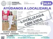 Encuentran con vida a estudiante de nutrición de la UAEM reportada como desaparecida