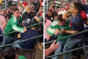 Enfrentamiento entre aficionados de EU y México en partido de la Copa América