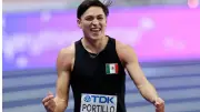 Erick Portillo hace historia con plata en salto de altura en Mundial indoor