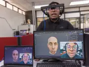 Estudiantes del IPN crean sistema mecatrónico para capturar gestos faciales en 3D