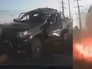 Explosión de camioneta cerca del AIFA deja dos muertos, una víctima sería operador del Cártel de Sinaloa