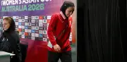 Futbolista iraní llora por la guerra en plena Copa Asiática Femenil en Australia