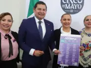 Gobernador de Puebla refuerza seguridad y justicia para mujeres rumbo al 8M