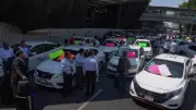 Guardia Nacional inicia operativos en AICM contra taxis de apps con IA