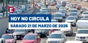 Hoy No Circula este sábado 21 de marzo: restricciones y multas en CDMX y Edomex