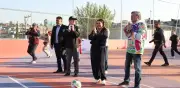 Inauguran cancha remodelada en Jalalpa Tepito; 54 espacios deportivos más serán intervenidos en CDMX