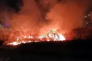 Incendio en el lecho del Río Santa Catarina en Monterrey causa alarma ambiental