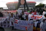 Madres Buscadoras Protestan en Estadio Banorte por Desapariciones en México