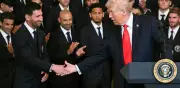 Messi visita a Trump en la Casa Blanca y presidente sorprende con mención a Cristiano Ronaldo