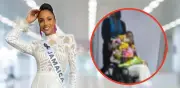 Miss Jamaica recibe el alta tras cuatro meses de recuperación tras caída en Miss Universe