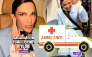 Natalia Jiménez genera polémica al usar ambulancia para llegar a fiesta de Carlos Rivera