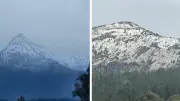 Nieve sorprende en plena primavera: Ajusco, volcanes y sierra de Nayarit se pintan de blanco