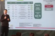 Precio de la gasolina se mantiene por debajo de 24 pesos pese a alza global del crudo