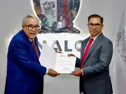 Rocha Moya juramenta al general Sinuhé Téllez como nuevo secretario de Seguridad en Sinaloa