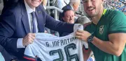 Samuel García recibe a Infantino en Monterrey con regalos simbólicos previo al Mundial 2026