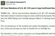 Seis Tripulantes Fallecen en Accidente de Avión Militar de EE.UU. en Irak