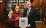 Sheinbaum e Infantino revisan preparativos para el Mundial 2026 en México