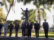 Sinaloa conmemora con ceremonia cívica el 220 aniversario del natalicio de Benito Juárez