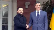 Sánchez reafirma apoyo a Ucrania en reunión con Zelensky: 'No olvidaremos'